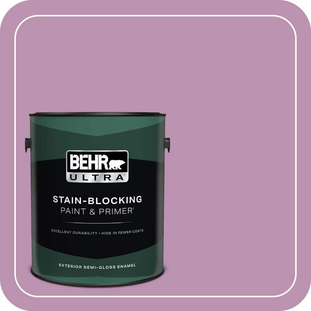 1 gal. Home Decorators Collection #HDC-MD-10 Blooming Lilac Semi-Gloss Enamel Exterior Paint & Primer price history on PriceWatchPro