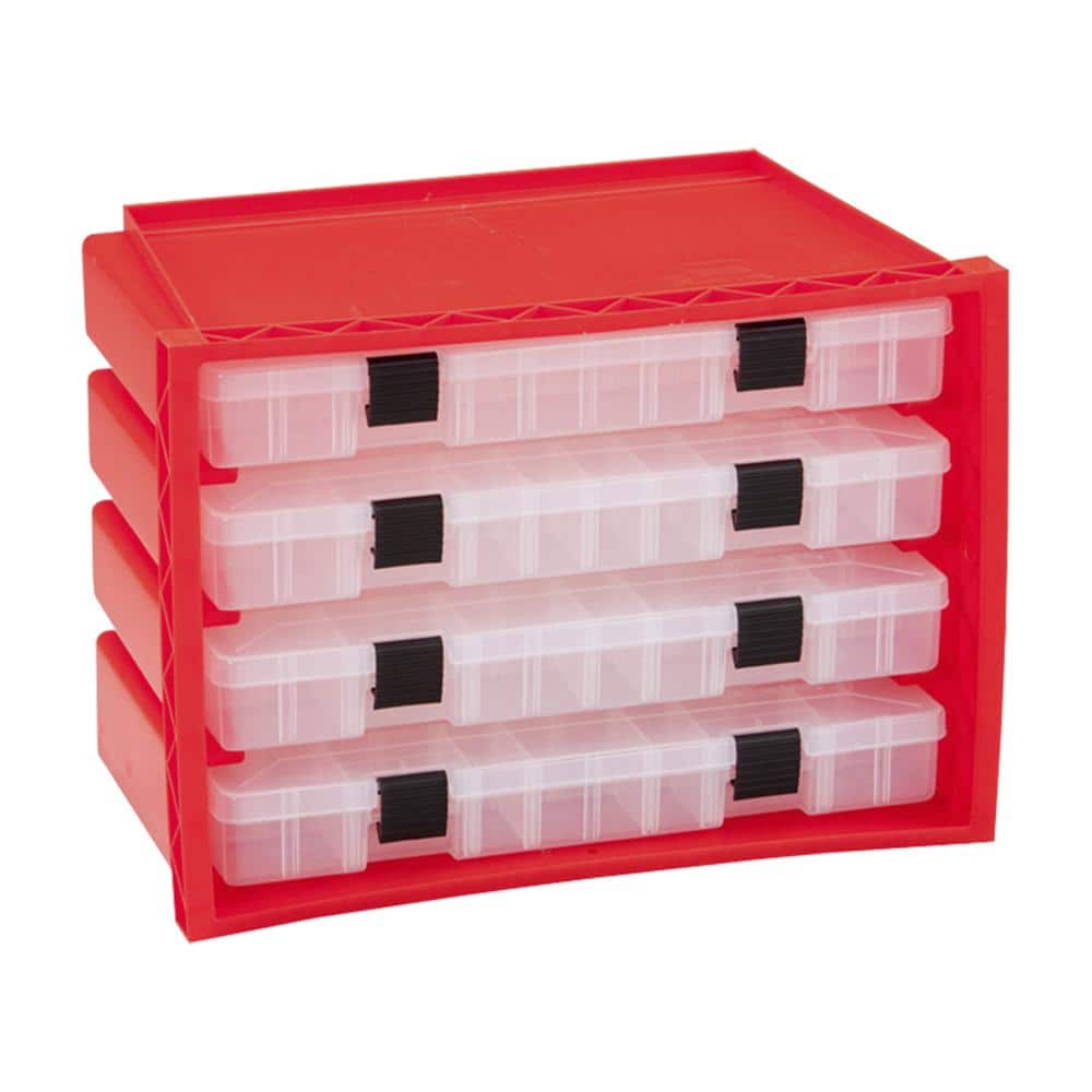 636643 Cajas de almacenamiento de plástico pequeñas de 3 piezas en  diferentes tamaños (Stow-Away: TJ8730)