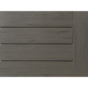 Composite Terrain 5/4 in. x 6 in. x 1 ft. Grooved Silver Maple Composite Sample (Actual: 0.94 in. x 5.36 in. x 1 ft)