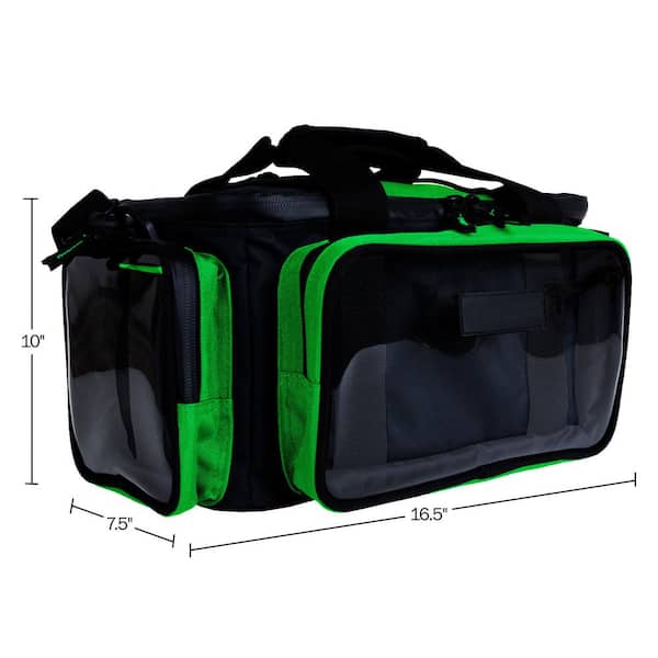 Large Green Fishing Tackle Bag With 6 Utility Boxes - sporting goods - by  owner - sale - craigslist