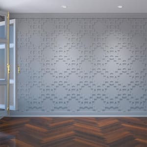 23 1/8"W x 15 3/8"H x 3/8"T Medium Cordova Decorative Fretwork Wall Panels in Architectural Grade PVC