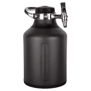 uKeg Go 128 oz. Tungsten Gray/Stainless Steel Carbonated Growle