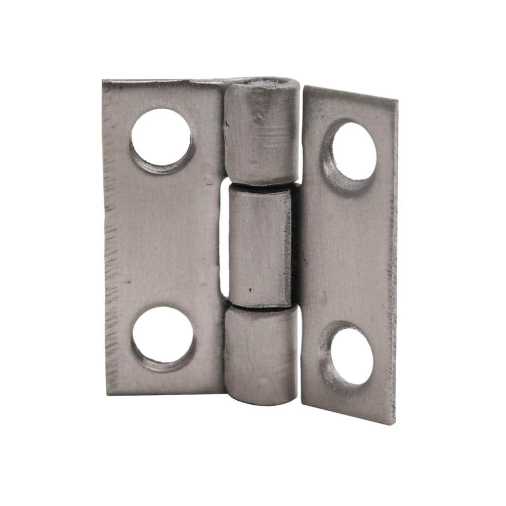 1 in. Galvanized Non-Removable Pin Narrow Utility Hinge (2-Pack)