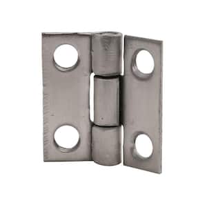 1 in. Galvanized Non-Removable Pin Narrow Utility Hinge (2-Pack)