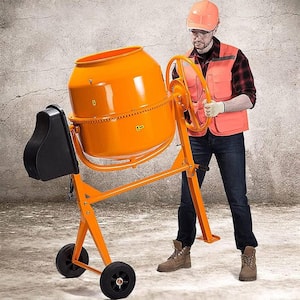 Amucolo Electric Handheld Cement Mixer 1600-Watt Concrete Cement Mortar  Grout Cement Mixer YeaD-CYD0-1WXT - The Home Depot