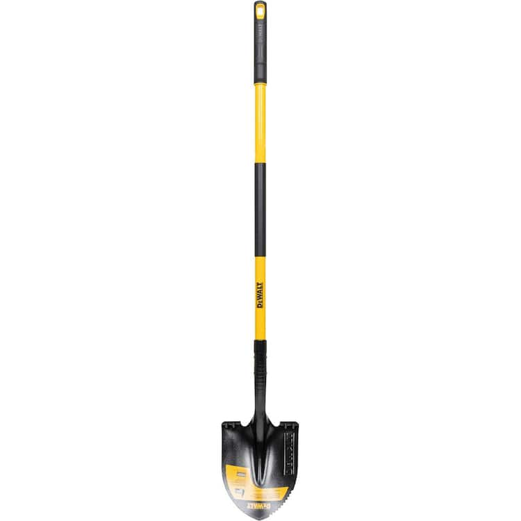 DEWALT 49 in. Fiberglass Handle Carbon Steel Digging Shovel