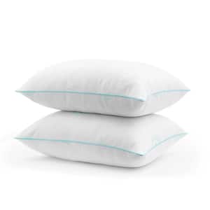 Martha Stewart Signature Cooling Knit Conforming Cluster Foam Bed Pillows, Standard/Queen, 2-Pack