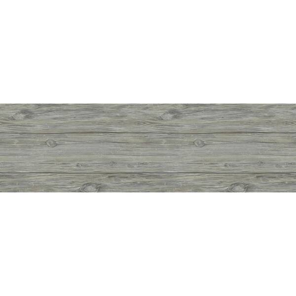 Magnolia Home by Joanna Gaines 1/4 in. x 5.1 in. x Varying Lengths Slate Grey HDF White Oak Shiplap Wall Plank (20 sq. ft./Carton)