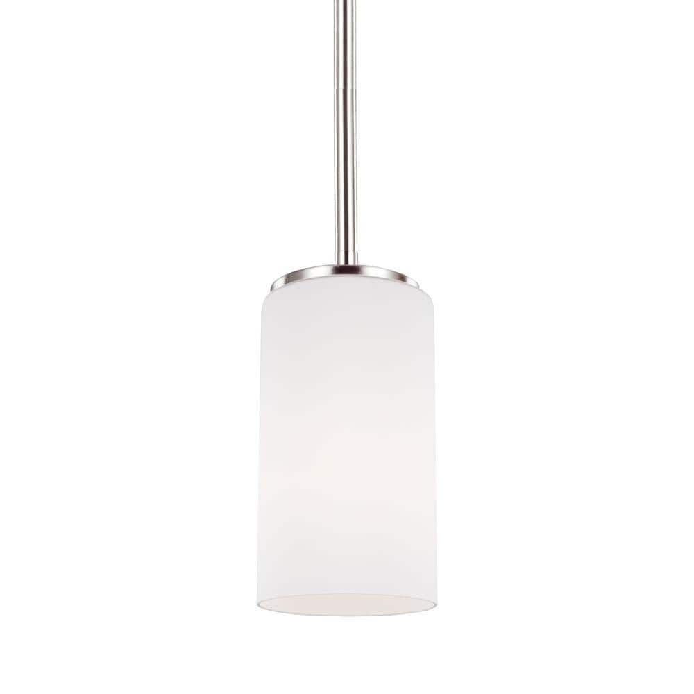 Generation Lighting Alturas 1-Light Brushed Nickel Hanging Mini