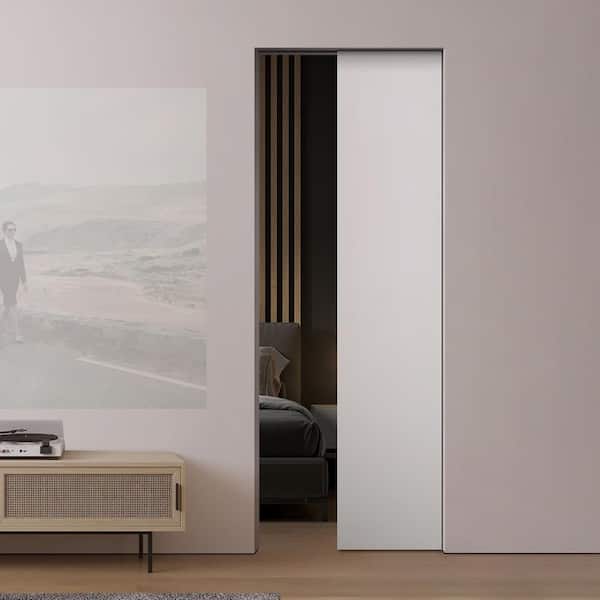 Belldinni Flush 36 in. x 80 in. Primed Composite Pocket Door with