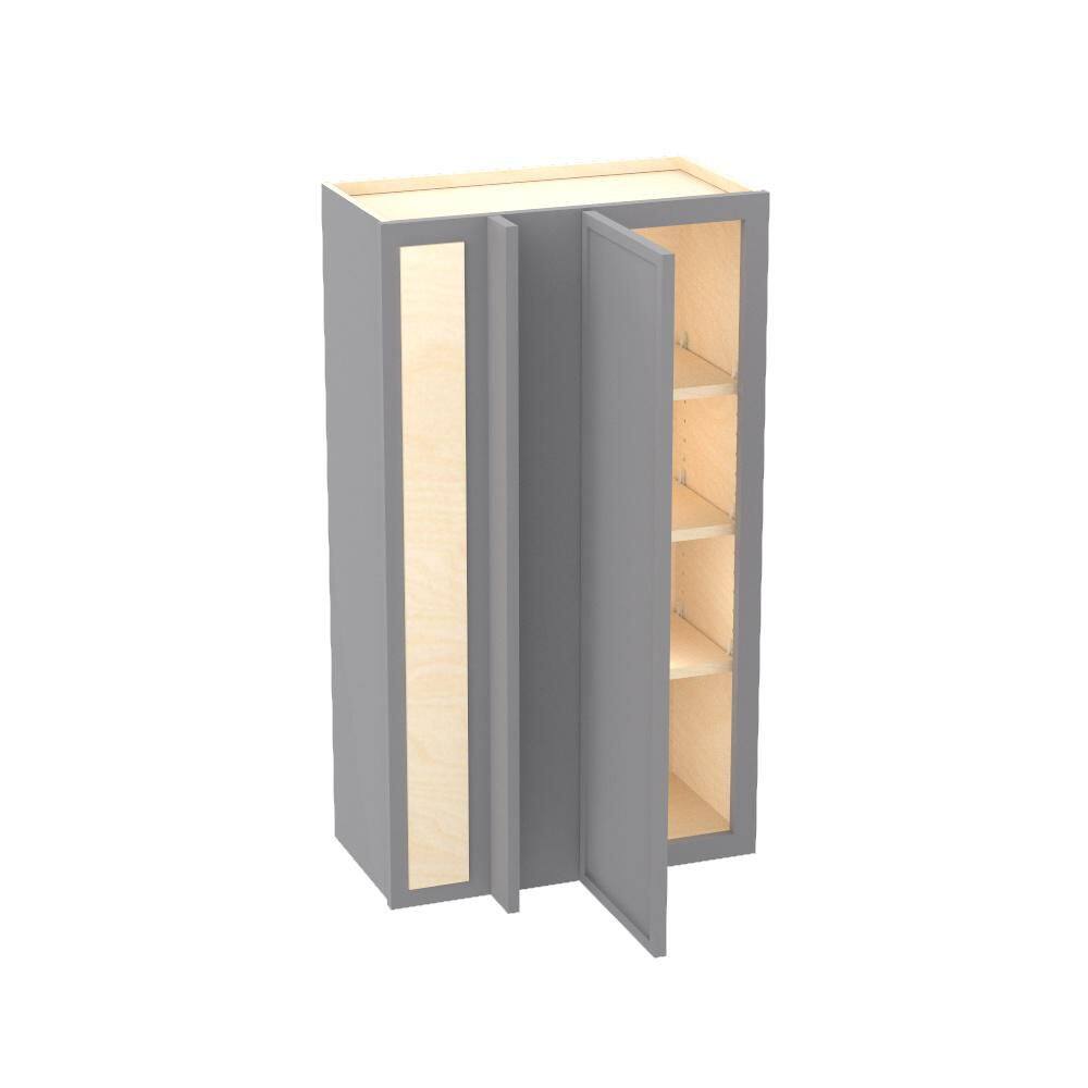 Franklin 24 in. W x 12 in. D x 42 in. H Assembled Plywood Blind Wall Kitchen Cabinet in Veiled Gray with Soft Close LH price history on PriceWatchPro