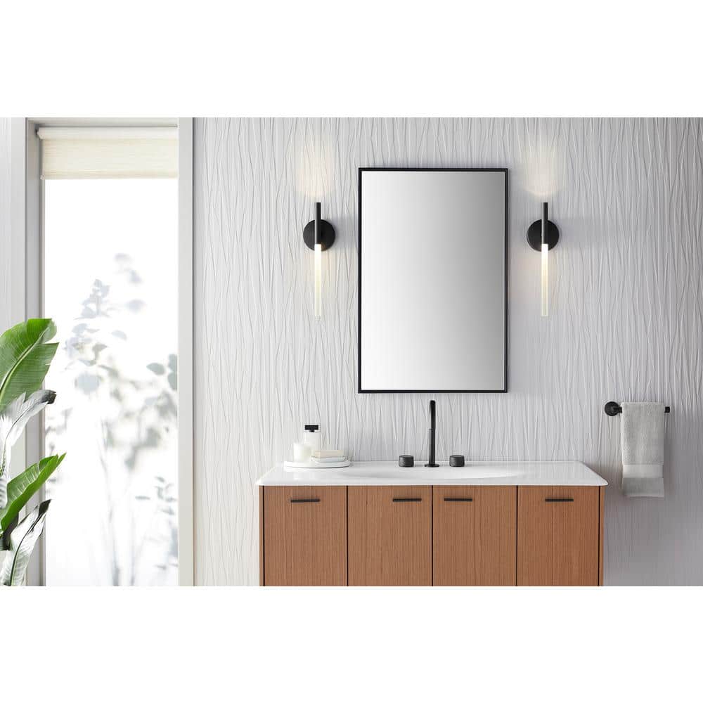 Polished Nickel Minimalist LED Wall Sconce