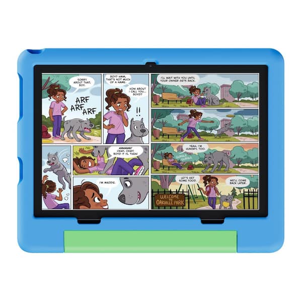 10 in. A10 Educational Kids Tablet with Epic and Lingokids 64GB with Parental Controls and Kid-Proof Case