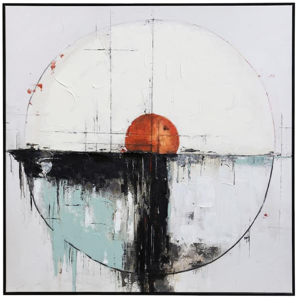 StyleCraft Moon Movement Moon Movement II 1-Piece Framed Art Print 30 in. x 30 in.