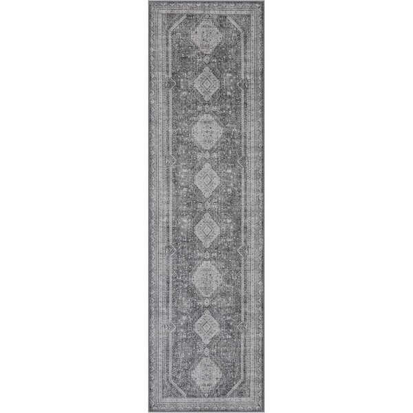 Limlok Luminara Grey 2 ft. x 5 ft. Indoor Area Rug AR1007-GRAY-2X5-HD ...