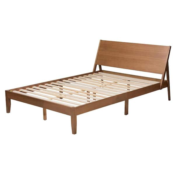 Baxton Studio Eileen Brown Wood Frame King Platform Bed 232 13243