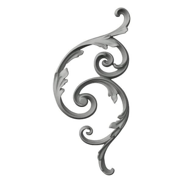 Ekena Millwork 1.00 in. x 6 in. x 12.625 in. Polyurethane Applique and Onlay Moulding