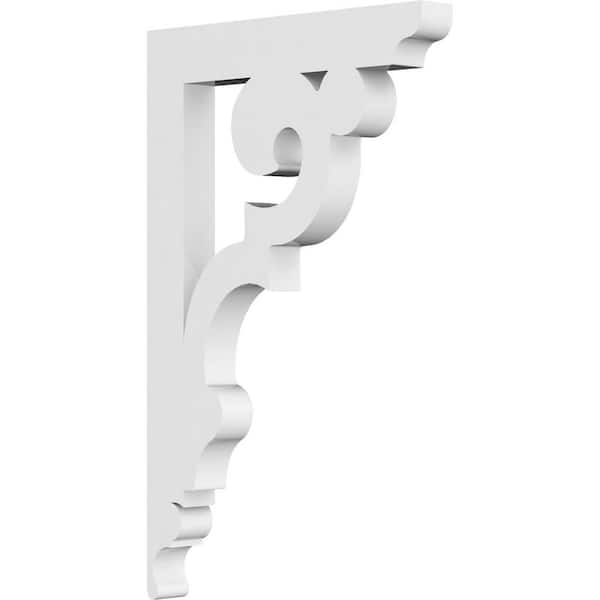 Ekena Millwork 5/8 in. W x 5 in. H x 8 in. D PVC Preston Bracket