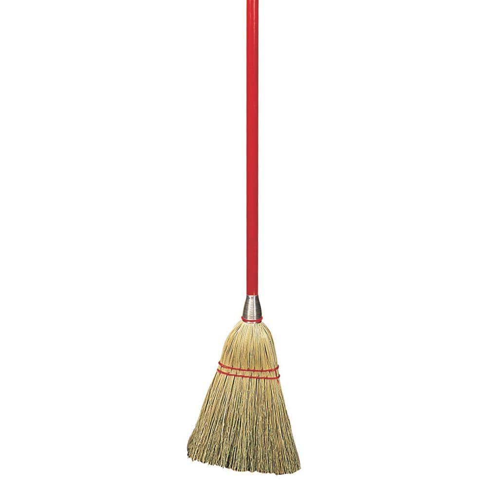 Carlisle 368100 Corn Blend Lobby Broom with Wood Handle, 34" Length (Case of 12)