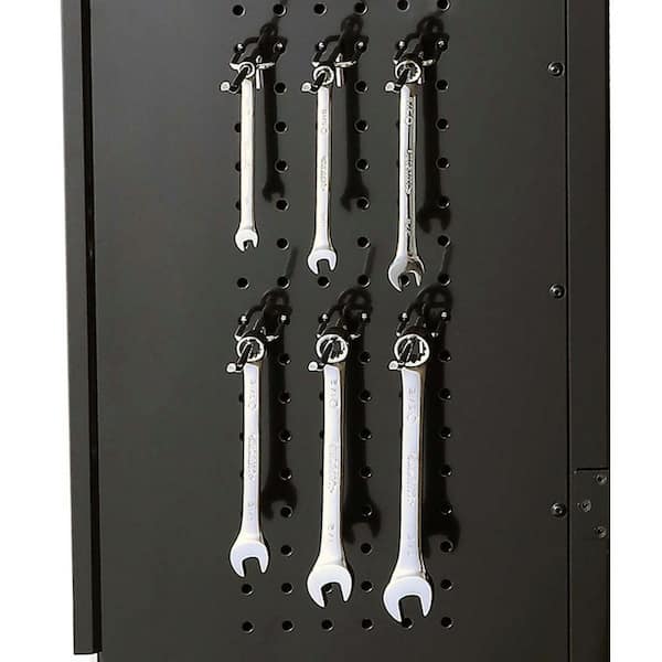 Husky - 3-Piece Regular Duty Welded Steel Garage Storage System in Black