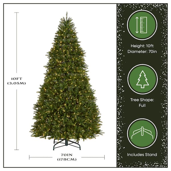 National Tree Company 10 ft. Dunhill Fir Artificial Christmas Tree