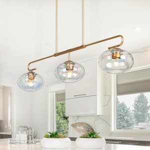 Hampton Bay Burbank 5-Light 22 in. Modern Transitional Brushed
