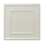 3D Falkirk Retro IV 23 in. x 23 in. Ice White Faux Tile PVC Decorative Wall Paneling (10-Pack)