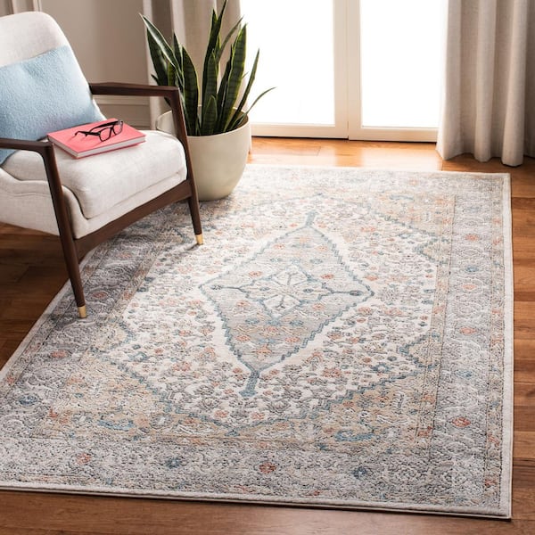 Open Floorplans Large Dining Rooms Rugs.com Oregon Collection Rug 9' x 12' Ivory Low-Pile Rug Perfect for Living Rooms