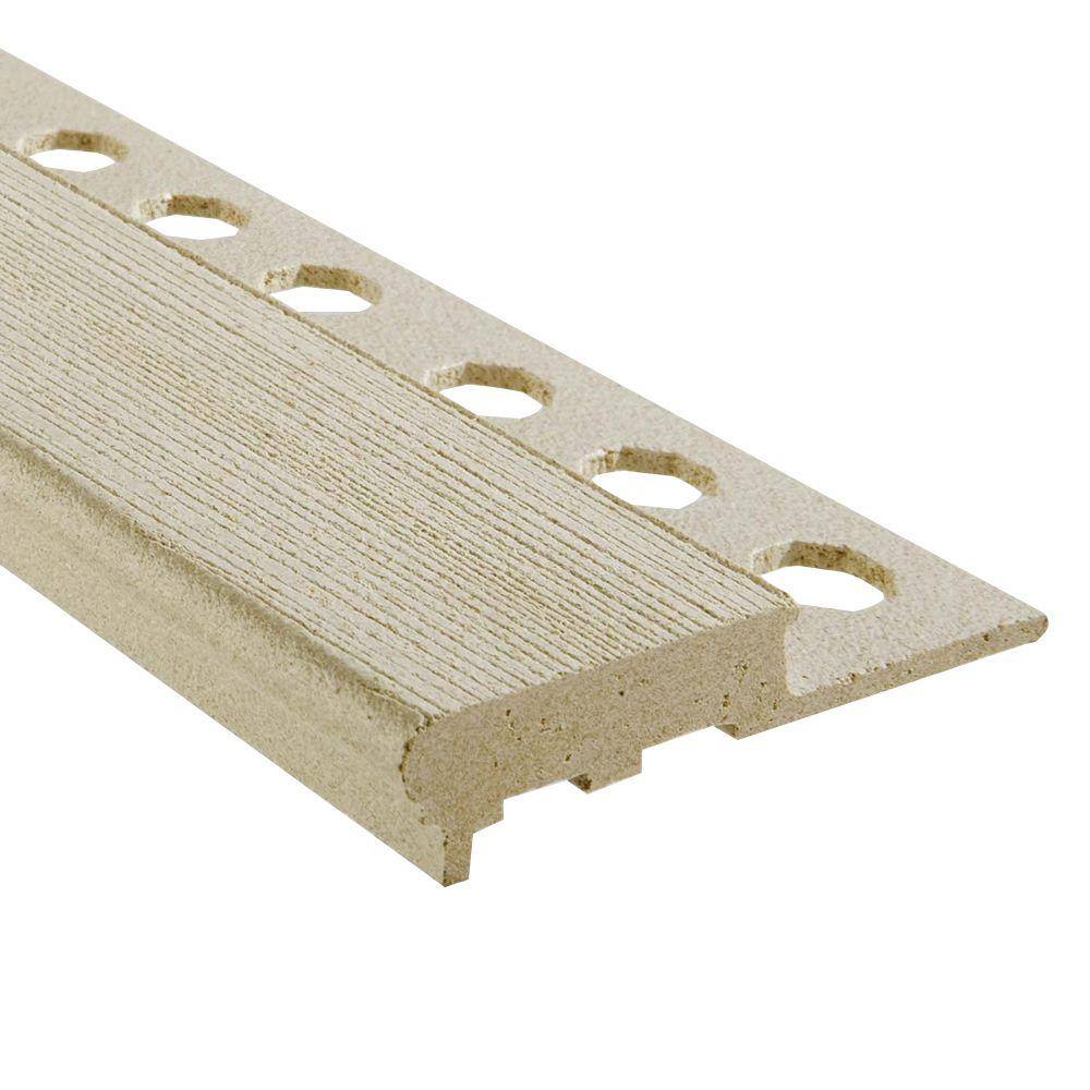 Novopeldano MaxiKenya Almond 1/2 in. x 98-1/2 in. Composite Maxi Stair Nosing Trim price history on PriceWatchPro