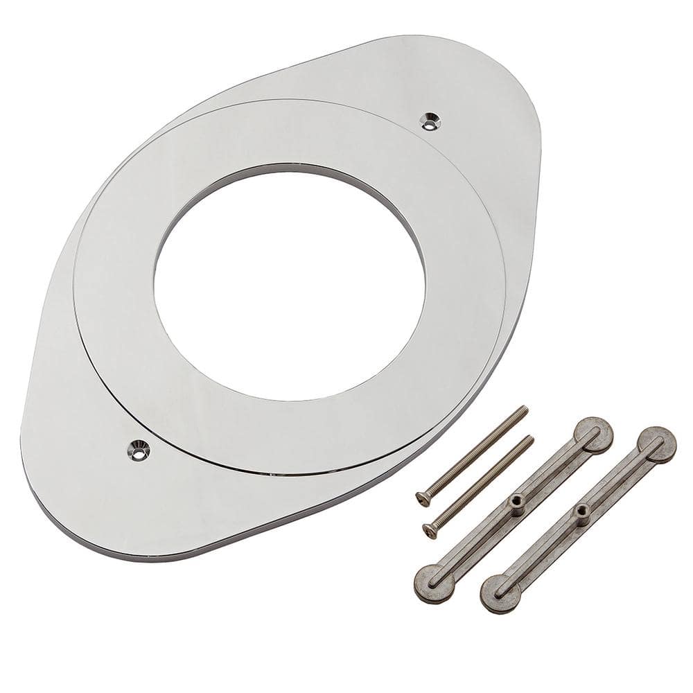 Everbilt Tub and Shower Smitty Remodeling Plate in Chrome 865370 The