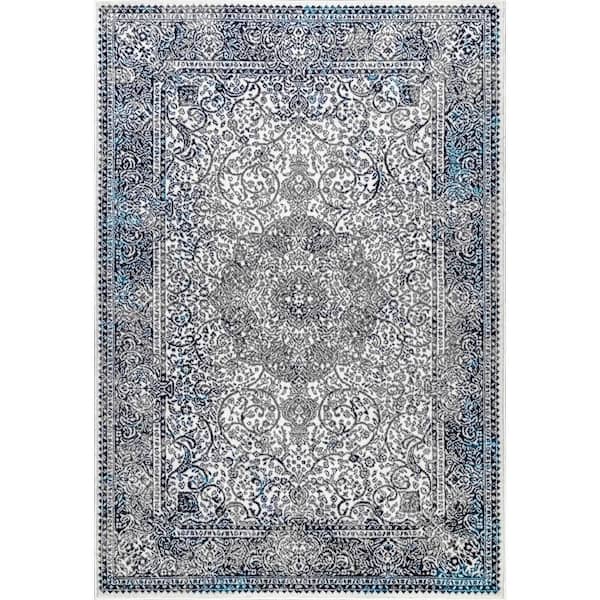 nuLOOM Delores Persian Blue 9 ft. x 12 ft. Area Rug
