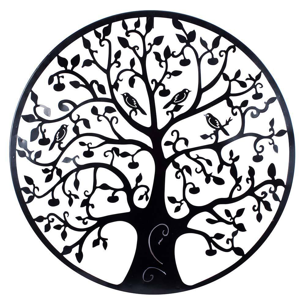 Southern Patio 18 in. Dia Tree of Life Metal Wall Outdoor Decor WDC 18    The Home Depot
