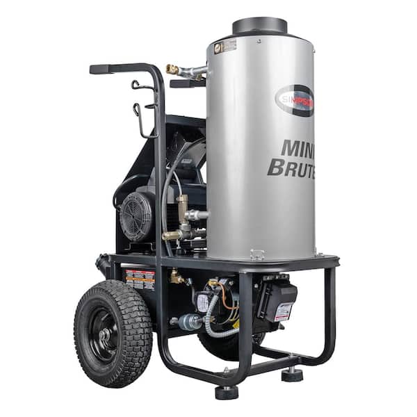 1500 PSI 1.8 GPM Electric Hot Water Pressure Washer with 120V Heavy-Duty Induction Motor System