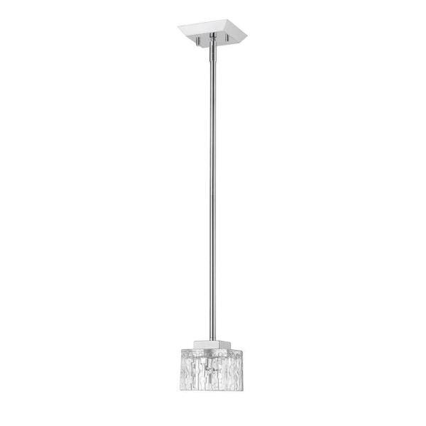Chrome Glass LED Mini Pendant Light for Indoor/Outdoor