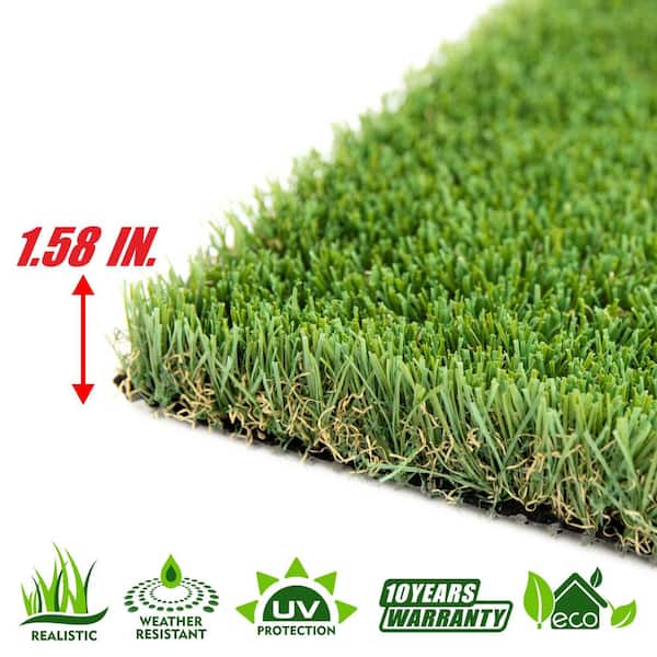 COLOURTREE LABRADOR 40 Artificial Grass Synthetic Lawn Turf Sold by 6 ft. x 13 ft.
