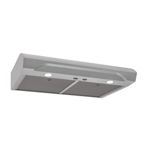 Alta 30 in. 350 MAX Blower CFM Convertible Under Cabinet 1.5 Sones Stainless Steel Range Hood