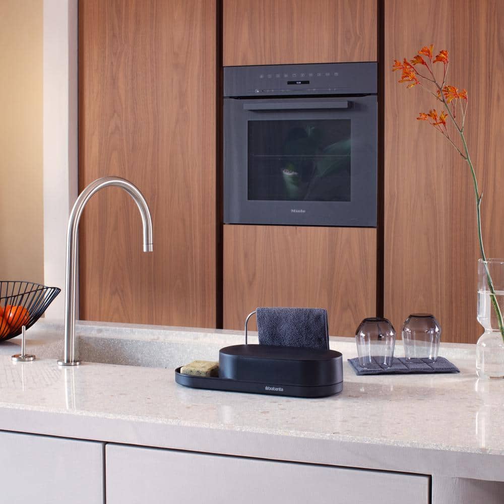 Brabantia Sink Style Plastic Sink Organizer with Drying Rod