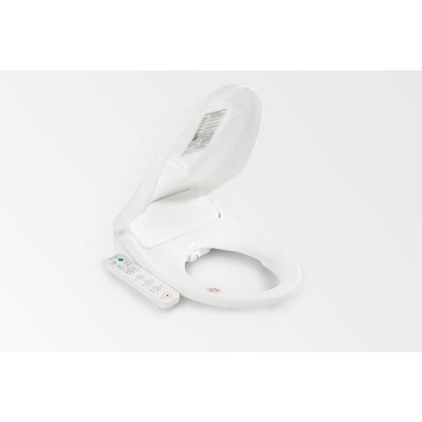 UPIKER Electric Smart Bidet Seat for Elongated Toilets in. White with Fusion Heating Technology