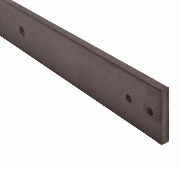 CALHOME 72 in. (6 ft.) Rustic Steel Sliding Barn Style Door Flat Track Antique Bronze