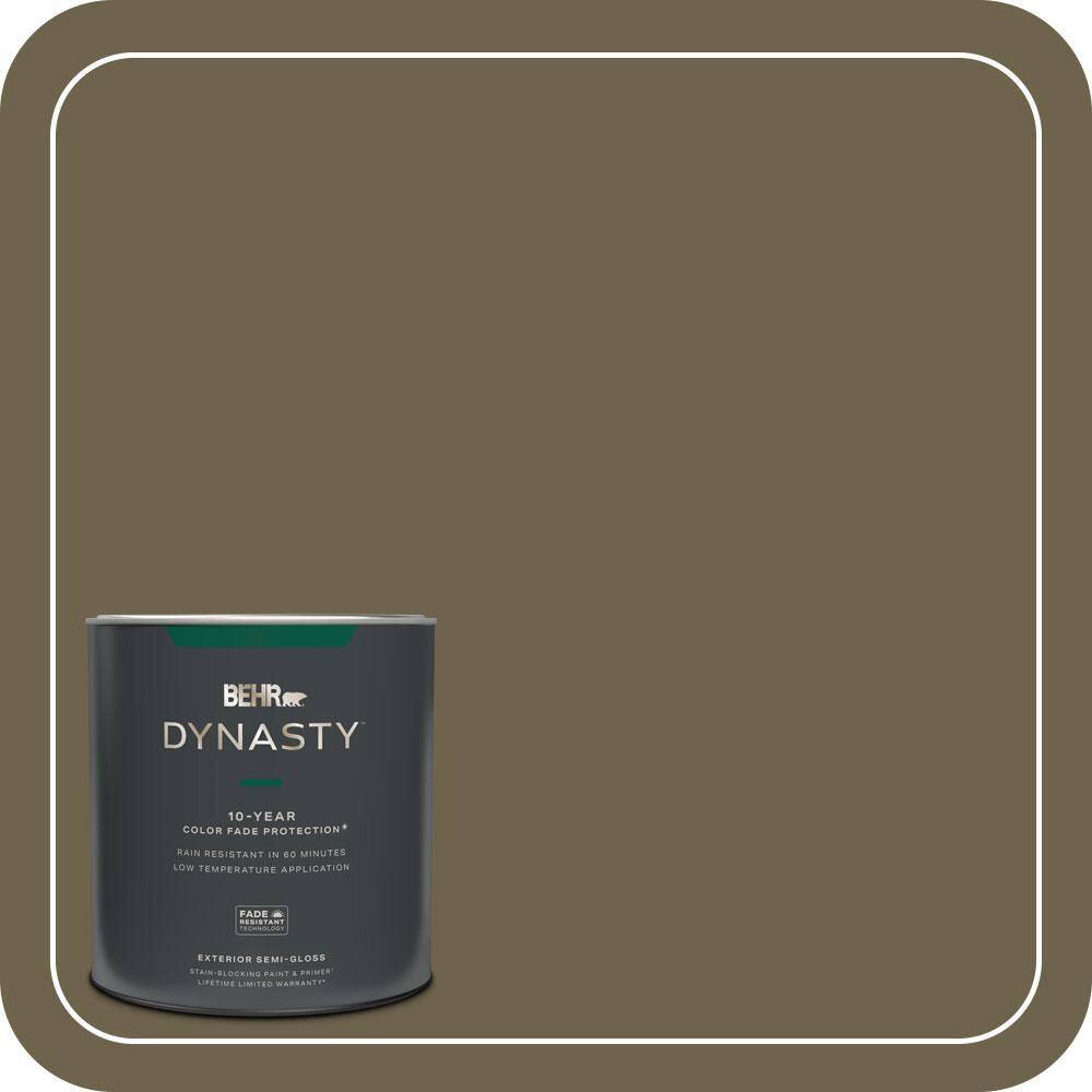 1 qt. Home Decorators Collection #HDC-AC-15 Peat Semi-Gloss Exterior Stain-Blocking Paint & Primer price history on PriceWatchPro