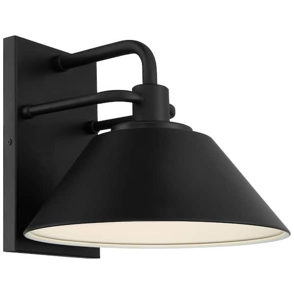 Access Lighting - 1-Light Black LED Outdoor Wall Lantern Sconce (1-Pack)