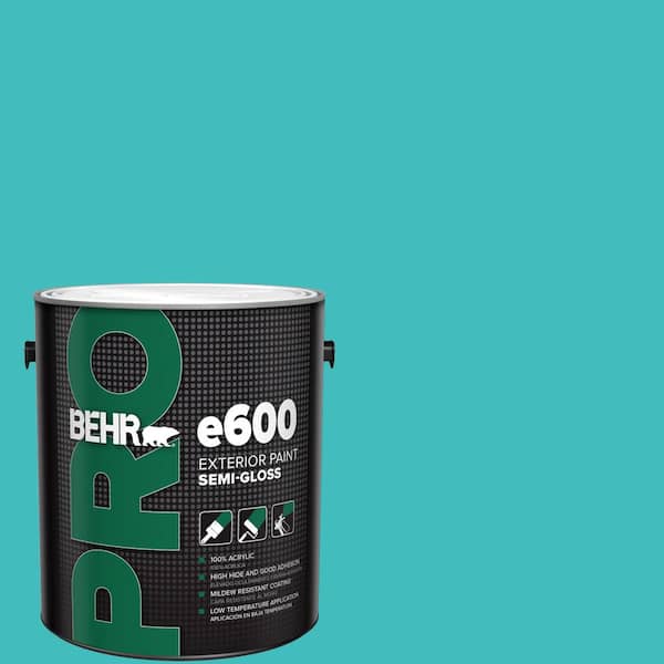 BEHR PRO 1 gal. #P460-4 Lagoon Rock Semi-Gloss Exterior Paint