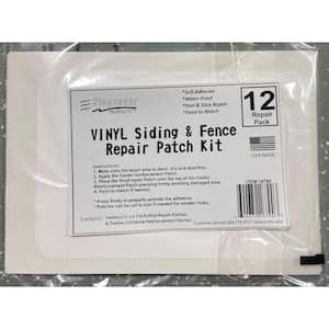 (12) 5 in. x 7 in. Vinyl Siding & Fence Repair Patch Kit