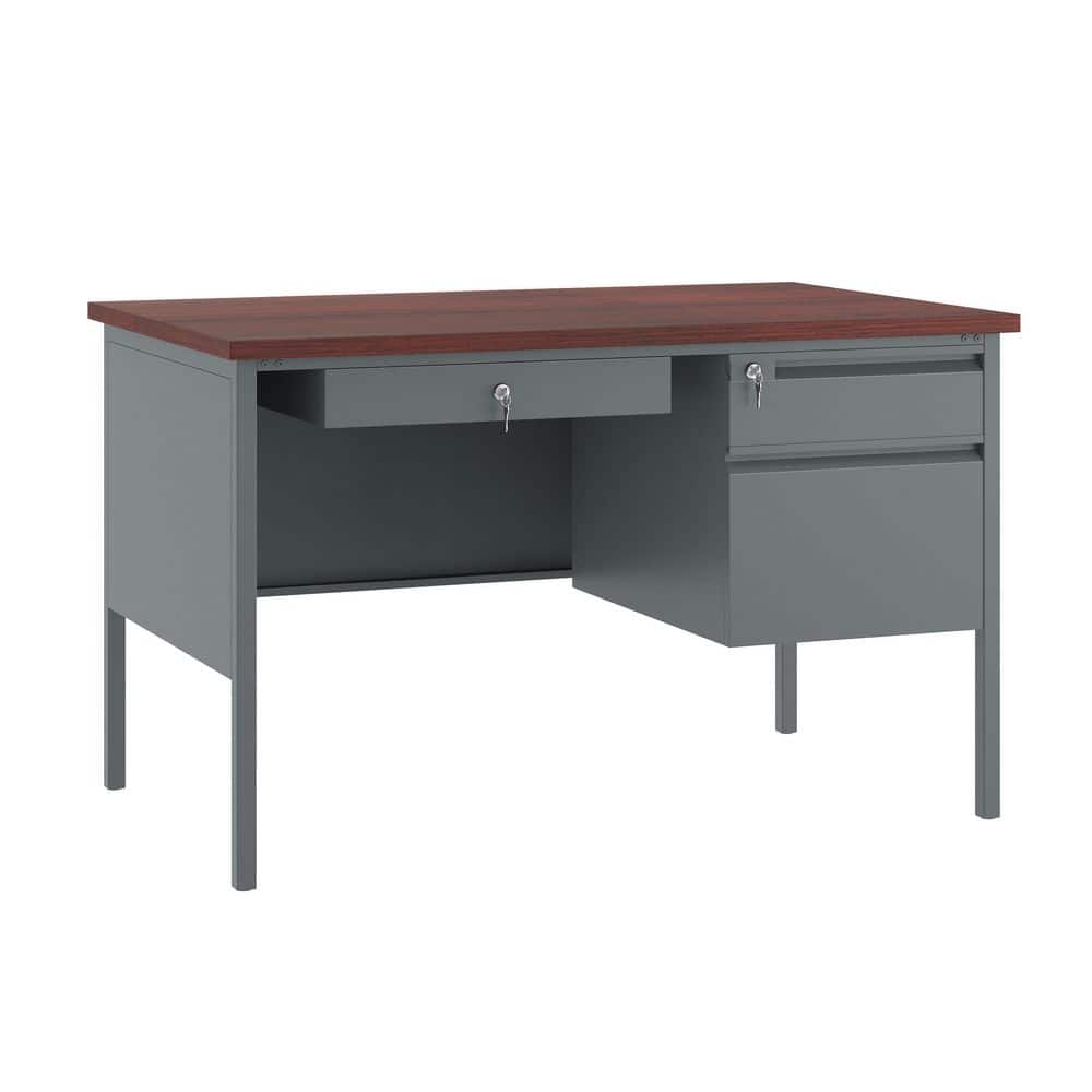 Carnegy Avenue Cambridge Commercial Grade 47.75 in. Rectangle Mahogany ...