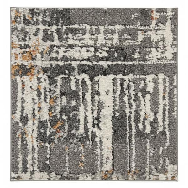 8 ft. x 10 ft. Multi-Colored Abstract Area Rug