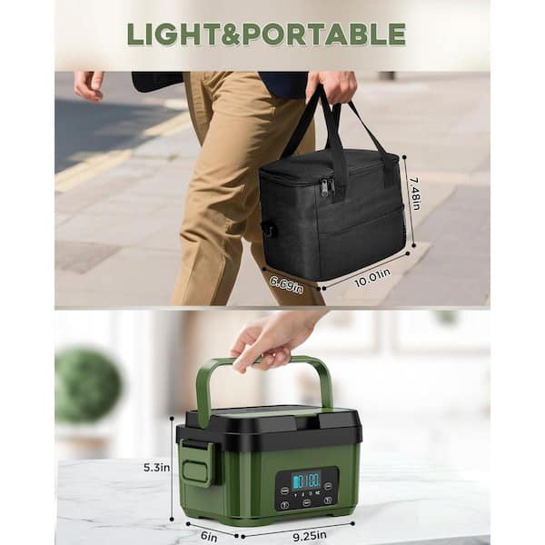 徳*一様 LAICA bi-flux Universal 12点セット Lynzavix Cordless Electric Lunch Box for Adults – Heated Food