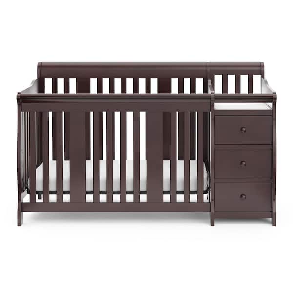 Grey Storkcraft In Crib With Changing Table Storkcraft Portofino