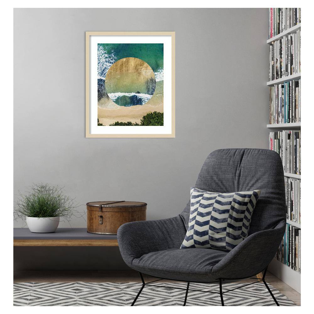 Breaking Shore IV Abstract Coastal Framed Wall Art Print