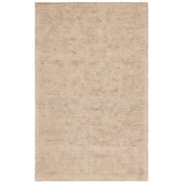 Natural Fiber 4 ft. x 6 ft. Gold Abstract Area Rug