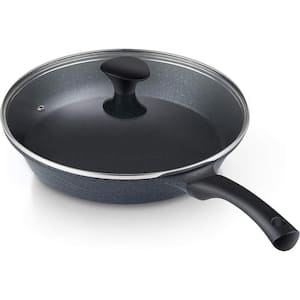 10 .5-inch Aluminum Nonstick Marble coating Saute Skillet Pan with Lid